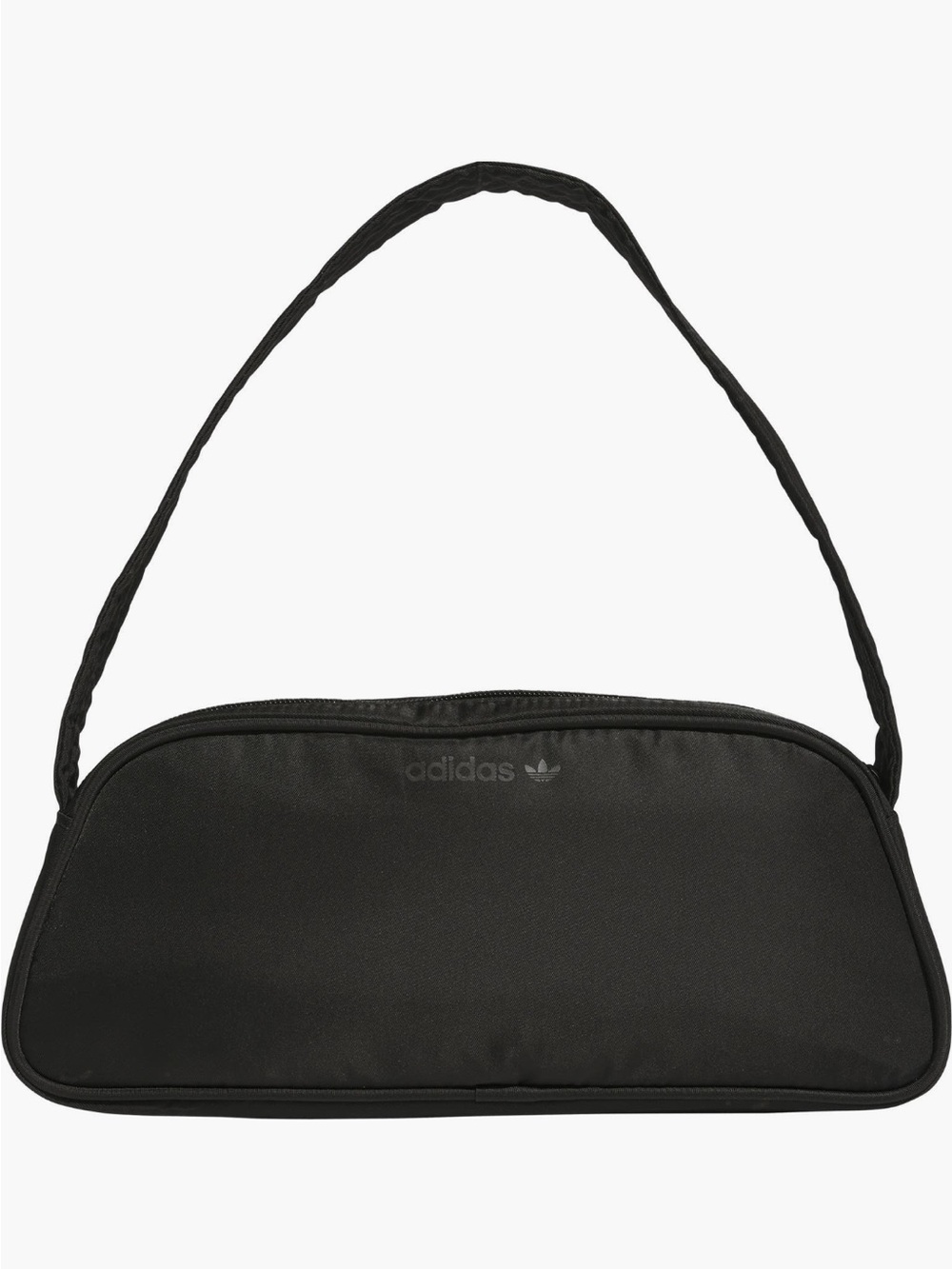 adidas Black Shoulder Baguette Bag with Trefoil Charm - Picture 3 of 4